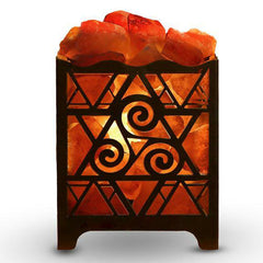 Iron Starworld Basket Salt Lamp