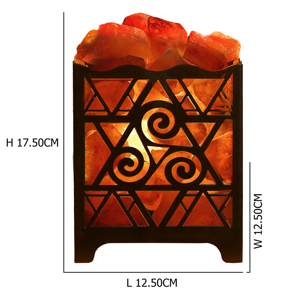 Iron Starworld Basket Salt Lamp