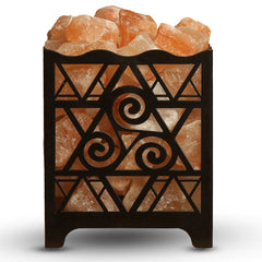 Iron Starworld Basket Salt Lamp